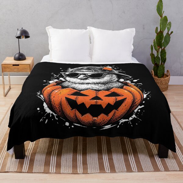 Item preview, Cool Chick Hatching from a Halloween Pumpkin designed and sold by NaturEdeN.