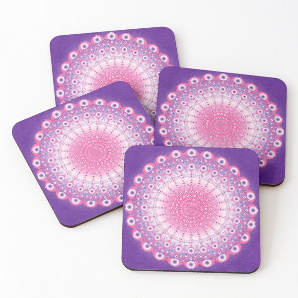 Item preview, Pink and Purple Peacock Mandala 2 designed and sold by Elsy's Art.