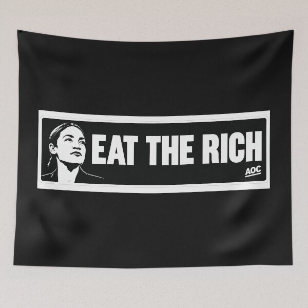 Item preview, Alexandria Ocasio Cortez Eat The Rich Bumper designed and sold by Owcomm.