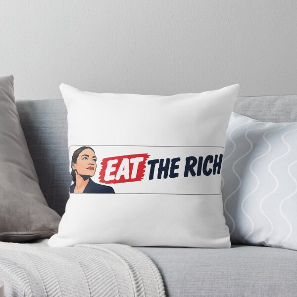 Item preview, Alexandria Ocasio Cortez Eat The Rich Illustration designed and sold by Owcomm.