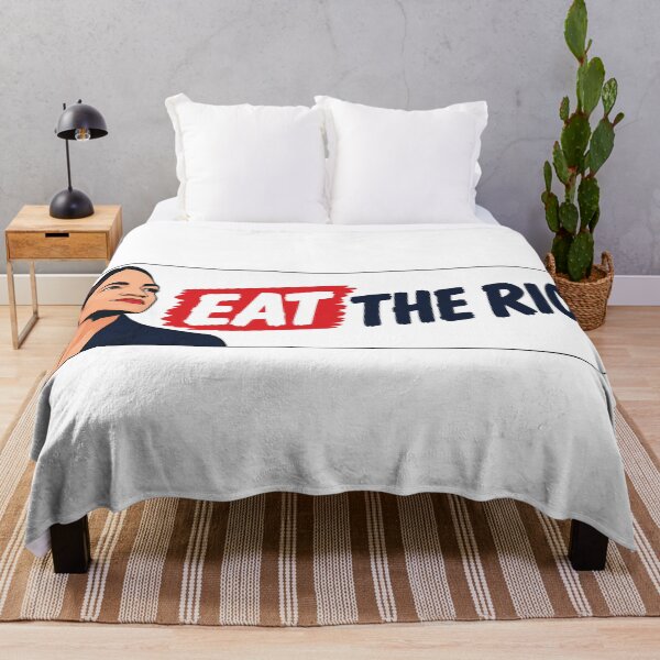 Item preview, Alexandria Ocasio Cortez Eat The Rich Illustration designed and sold by Owcomm.
