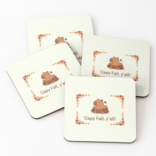 Item preview, Capy Fall Y'all! designed and sold by ArtByMEDesigns.