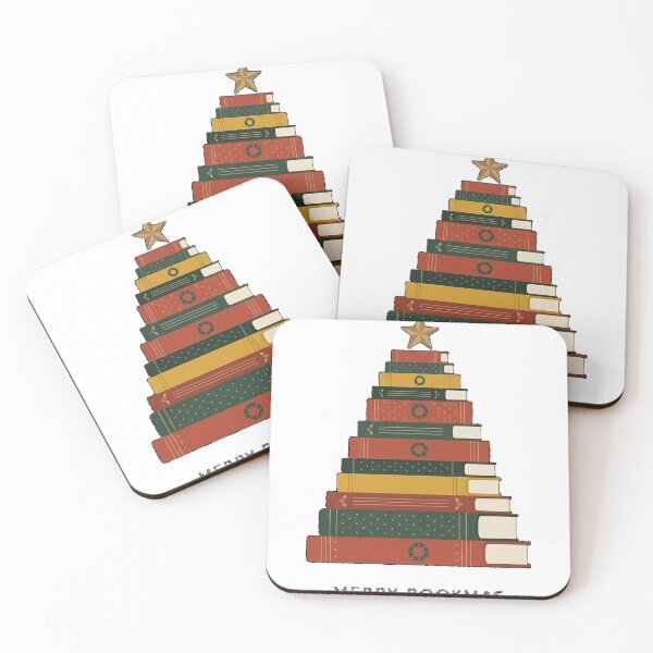 Item preview, Books Christmas Tree, Merry Bookmas Oversized T-Shirt (2) designed and sold by E-Capoeira shop.