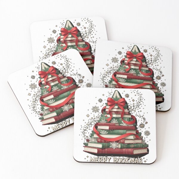 Item preview, Books Christmas Tree, Merry Bookmas Oversized T-Shirt (3) designed and sold by Model-Yoys.