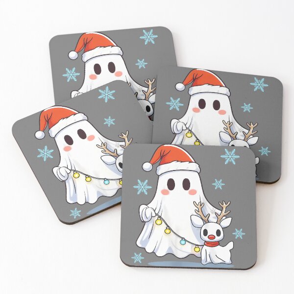 Item preview, Santa Ghost Walking Dog Christmas Pajama designed and sold by KristineLi.