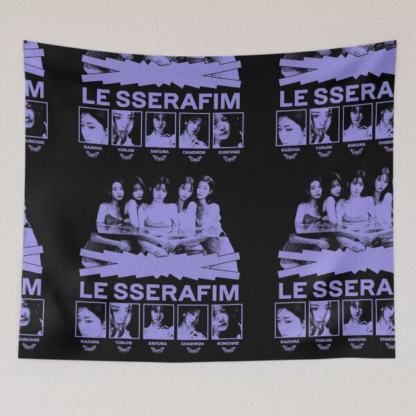 Item preview, LE SSERAFIM KPOP designed and sold by delllsdesigns.