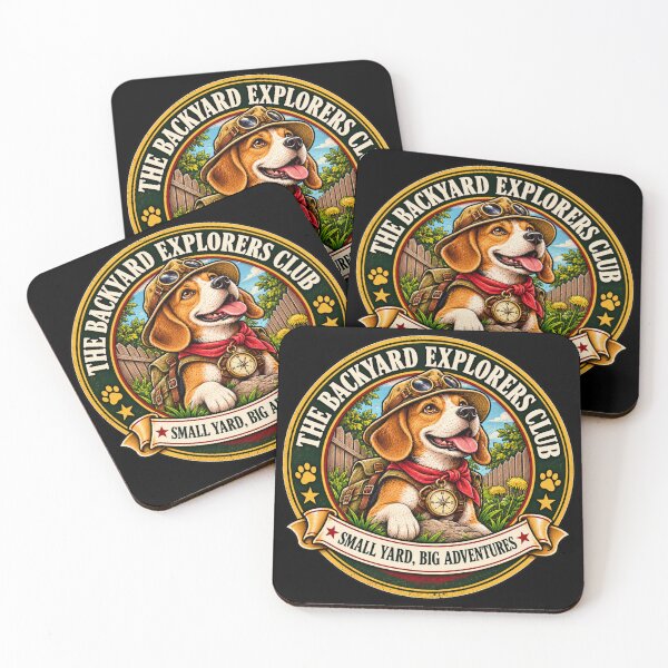 Item preview, The Backyard Explorers Club – Adventure Dog designed and sold by QuietSpark.