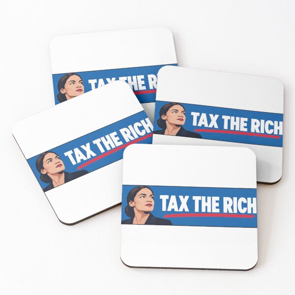 Item preview, Alexandria Ocasio Cortez Tax The Rich Portrait designed and sold by Owcomm.
