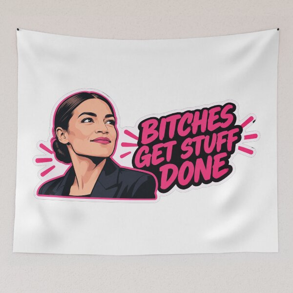 Item preview, Alexandria Ocasio Cortez Get Stuff Done designed and sold by Owcomm.