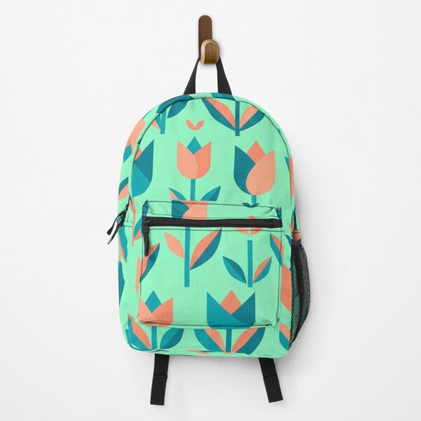 Item preview, Modern Geometric Tulip Floral Vector Pattern designed and sold by Owcomm.