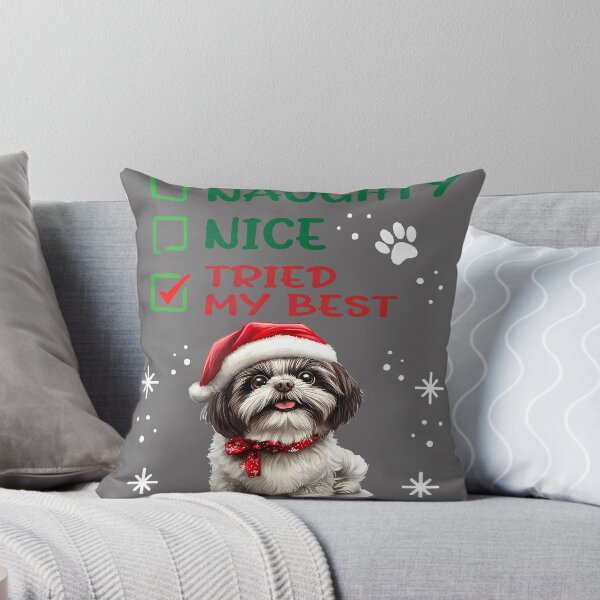 Item preview, Shih Tzu Naughty or Nice Tried My Best designed and sold by KristineLi.