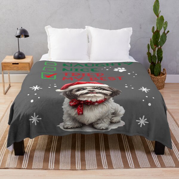 Item preview, Shih Tzu Naughty or Nice Tried My Best designed and sold by KristineLi.