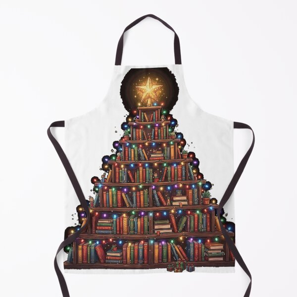Item preview, Christmas Library Tree Librarian Book Classic T-Shirt designed and sold by PrintWaveMagic.