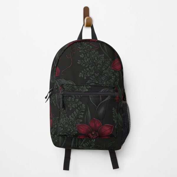 Item preview, Dark Gothic Red Floral Botanical Pattern designed and sold by Owcomm.