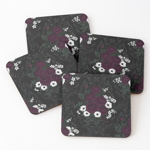 Item preview, Dark Gothic Floral Seamless Pattern With Roses designed and sold by Owcomm.