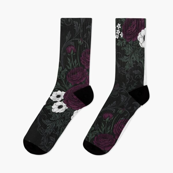 Item preview, Dark Gothic Floral Seamless Pattern With Roses    designed and sold by Owcomm.