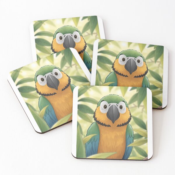 Item preview, Peekaboo! – A Curious Little Parrot designed and sold by tambanow.