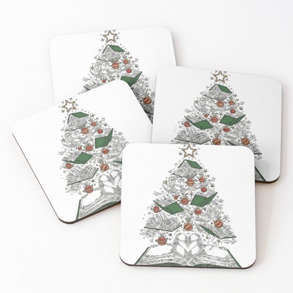 Item preview, Bookish Christmas Tree III Classic T-Shirt designed and sold by bunnymoon stickers.