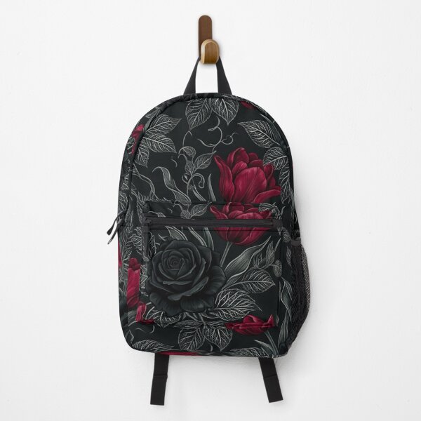 Item preview, Dark Gothic Red Tulips Black Roses Pattern designed and sold by Owcomm.