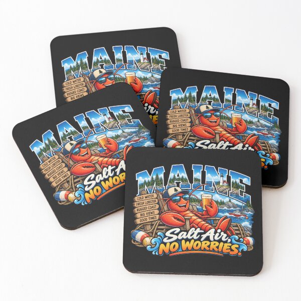 Item preview, Maine Lobster Salt Air No Worries – Funny Coastal New England Vacation designed and sold by TheTrendsDesk.