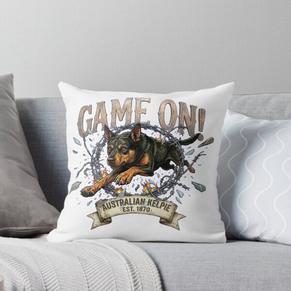 Item preview, GAME ON AUSTRALIAN KELPIE designed and sold by artrealm.