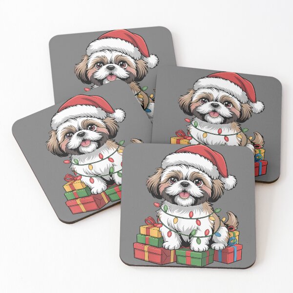 Item preview, Shih Tzu Santa Hat Christmas for Dog Lovers designed and sold by KristineLi.