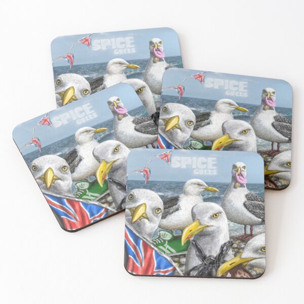 Item preview, The Spice Gulls  designed and sold by KitschAndChaos.