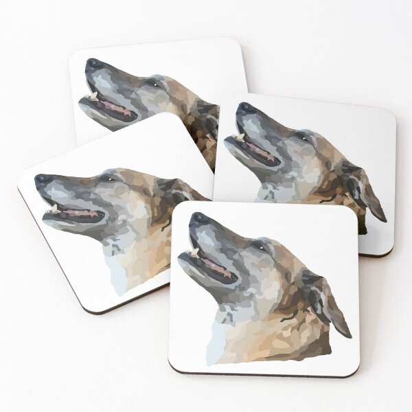 Item preview, Captain the Grey White and Tan Dog designed and sold by Levi & Koda Studio.