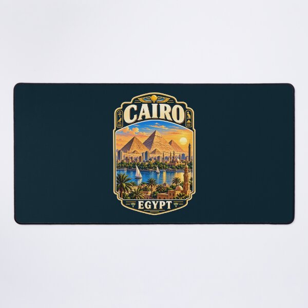 Item preview, Cairo Egypt Pyramids Vintage Travel designed and sold by Travel Souvenirs 30.