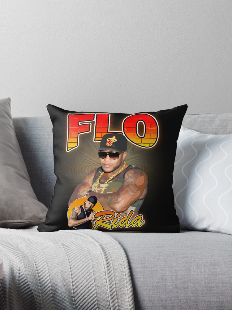 Thumbnail 1 of 4, Pillow, Flo Rida Rapper 90S designed and sold by MoonLipipi.