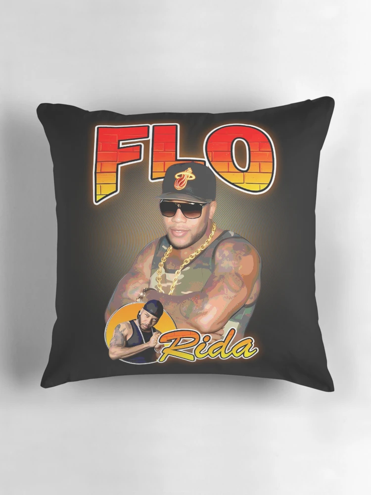 Thumbnail 3 of 4, Pillow, Flo Rida Rapper 90S designed and sold by MoonLipipi.