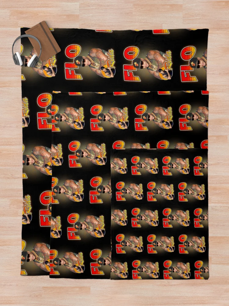 Thumbnail 5 of 6, Throw Blanket, Flo Rida Rapper 90S designed and sold by MoonLipipi.