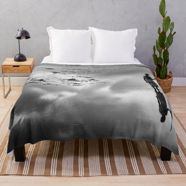 Item preview, Silhouetted figure on Wet sand designed and sold by ConcreteCandy.