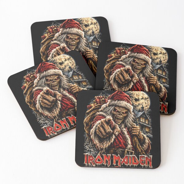 Item preview, Santa Claus Eddie - Heavy Metal Christmas - Music Collection designed and sold by SubliHardDraws.