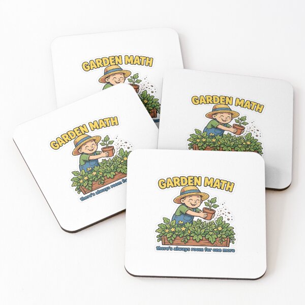 Item preview, Garden Math Funny Gardener Sticker designed and sold by Hearth & Hue.