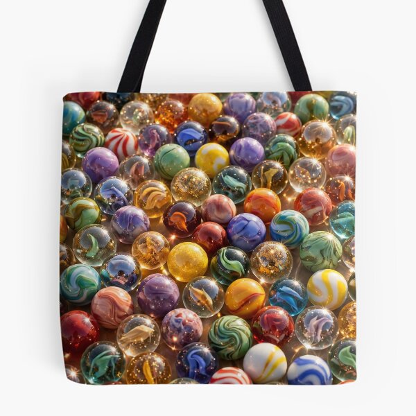Item preview, Glass Marbles Across the Canvas — Colorful Shining Marbles designed and sold by Stevercortinas.