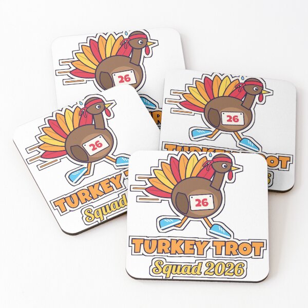 Item preview, Turkey Trot Squad 2026 Funny Running Turkey Thanksgiving Race designed and sold by Laminou91.