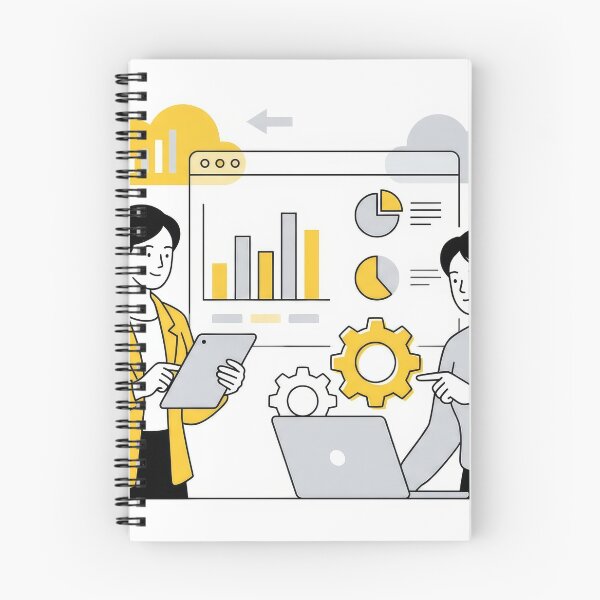 Item preview, Yellow Accent Business Data Team designed and sold by KaiWaiGallery.