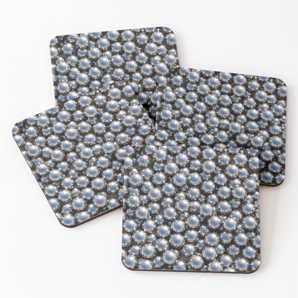 Item preview, Shiny Ball Bearings Across the Canvas — Polished Steel Balls designed and sold by Stevercortinas.