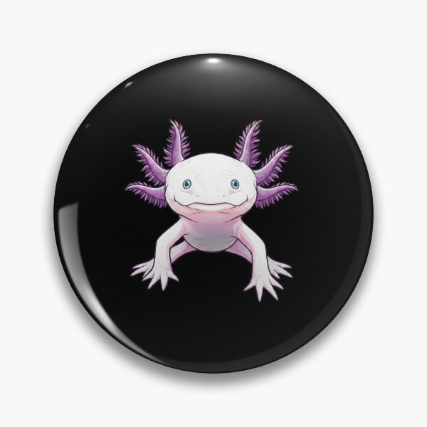 Item preview, Cute White Axolotl with Purple Gills for Pet Lovers designed and sold by MiALopezArt.