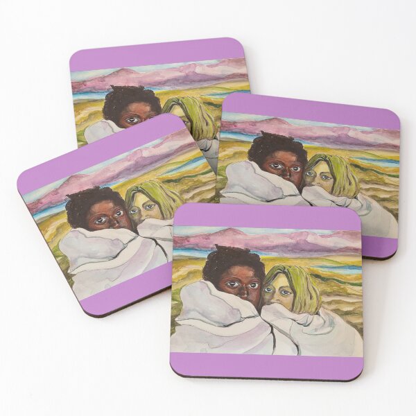 Item preview, Blanket Wrapped Friends Portrait designed and sold by ViintageArt.
