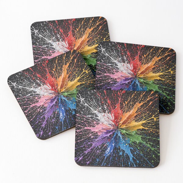 Item preview, Spin Art — Eight Colors Flying Outward designed and sold by Stevercortinas.