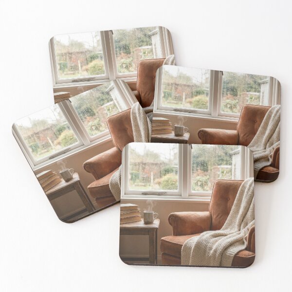 Item preview, Cognac Chair Rainy Cottage Nook designed and sold by KaiWaiGallery.