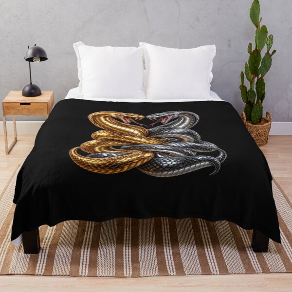 Item preview, Golden and Silver Cobras Entwined in Battle designed and sold by JAR Designs and Development.