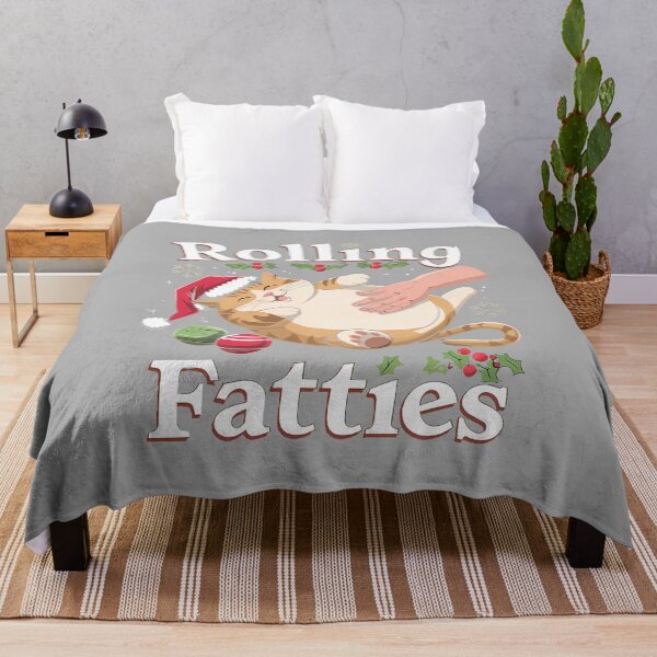 Item preview, Rolling Fatties Cat And Christmas Themed For Men Women designed and sold by ArleneRowe.