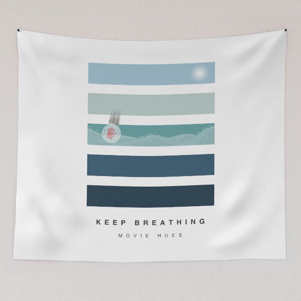 Item preview, ‘Keep Breathing’ Movie Hue Palette designed and sold by The Colourful Game.