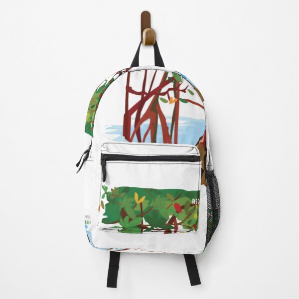 Item preview, Red Mangrove Ecosystem White Heron Nature designed and sold by TropiShop.