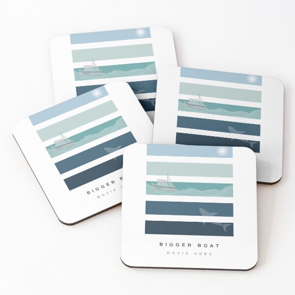 Item preview, ‘Bigger Boat’ Movie Hue Palette designed and sold by The Colourful Game.