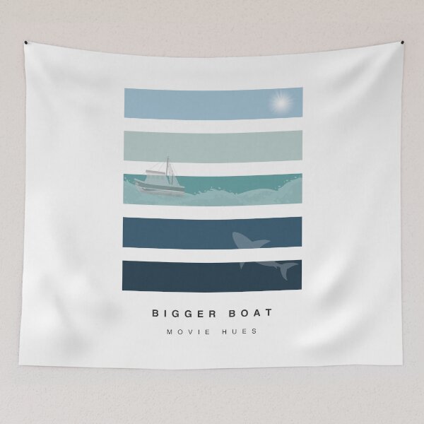 Item preview, ‘Bigger Boat’ Movie Hue Palette designed and sold by The Colourful Game.