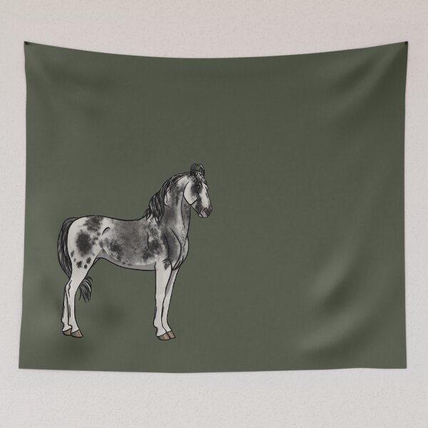 Item preview, Black Sabino Marwari designed and sold by Old Water Cryptid .